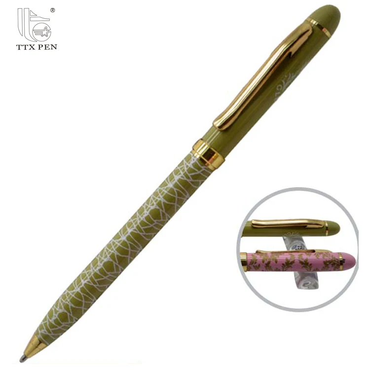 
Full Barrel Heat Transfer Printing Wrap Custom Pattern Printed Pen 