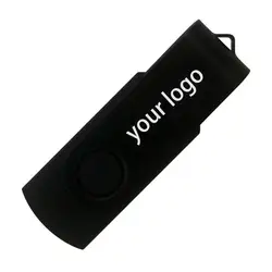 Free Custom Logo USB2.0 Memory Stick 16GB 32GB 64GB 128GB Swivel Thumb Drive Pen Drivers
