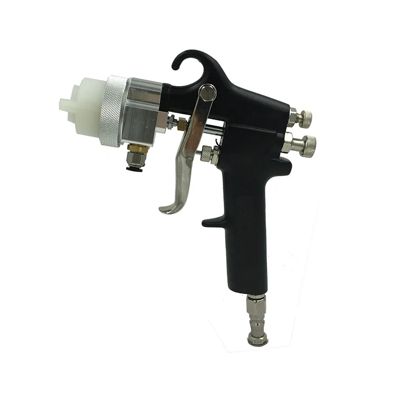 1182 car paint airbrush double nozzle 1.3 pneumatic powder coating silver chrome spray paint polyurethane foam sprayer