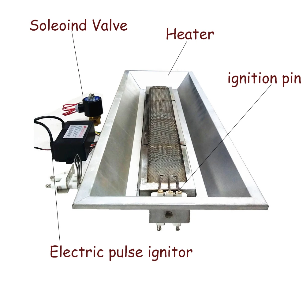 CE hanging high efficiency flameless automatic infrared gas heater birds brooder
