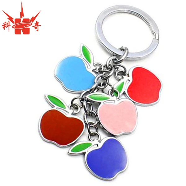 Promotion custom zinc alloy lovers heart key couple keychain