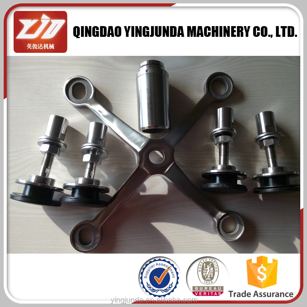 
stainless steel glass spider four way arm spider factory price 
