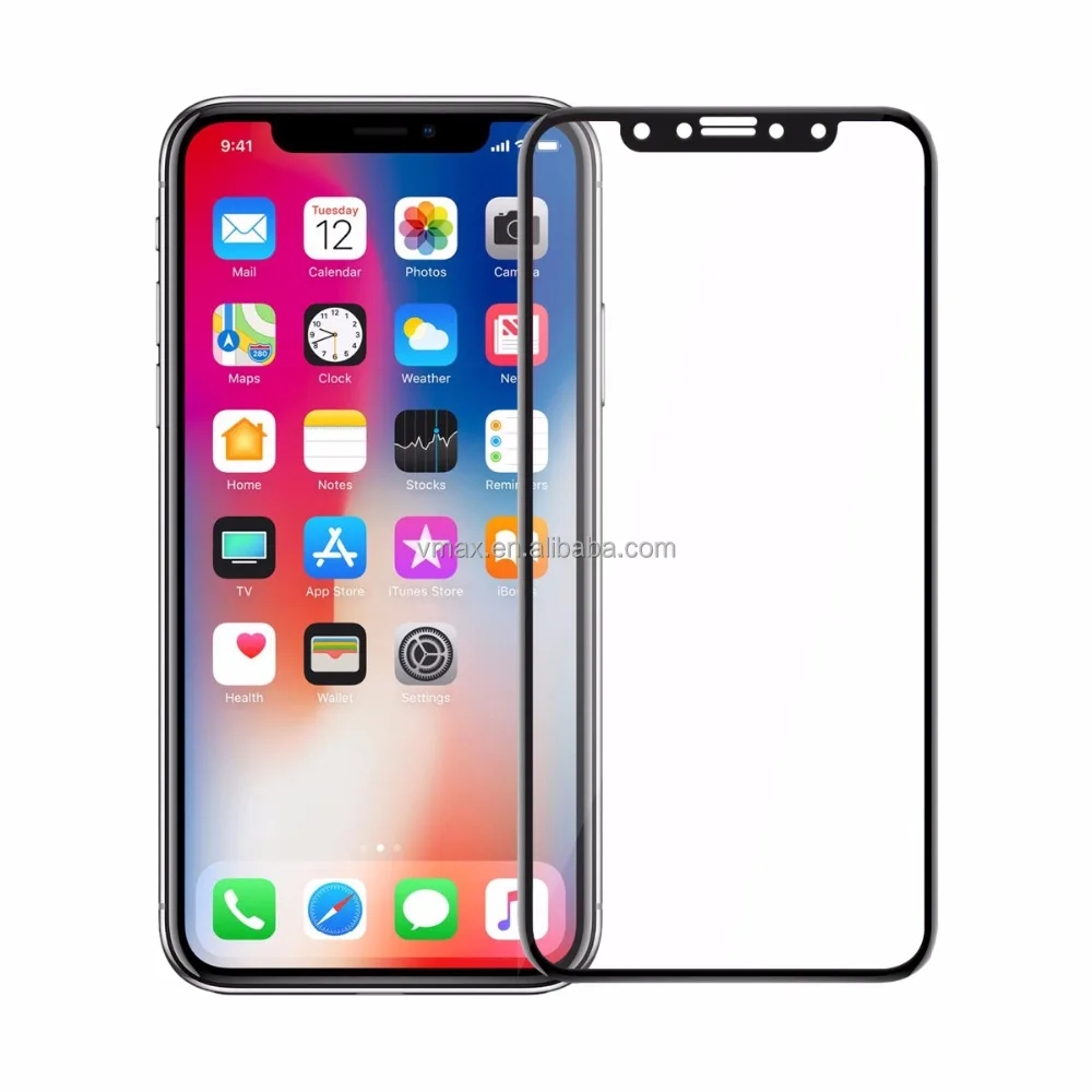 Новая модель 2.5D 0.3 мм идеально подходит закаленное стекло экрана телефона протектор для iPhone X
