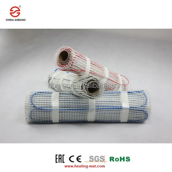 Electric Twin Conductor Heating Cable Mat For Hydronic Radiant Floor Heating with CE,RoHS,SGS,EAC