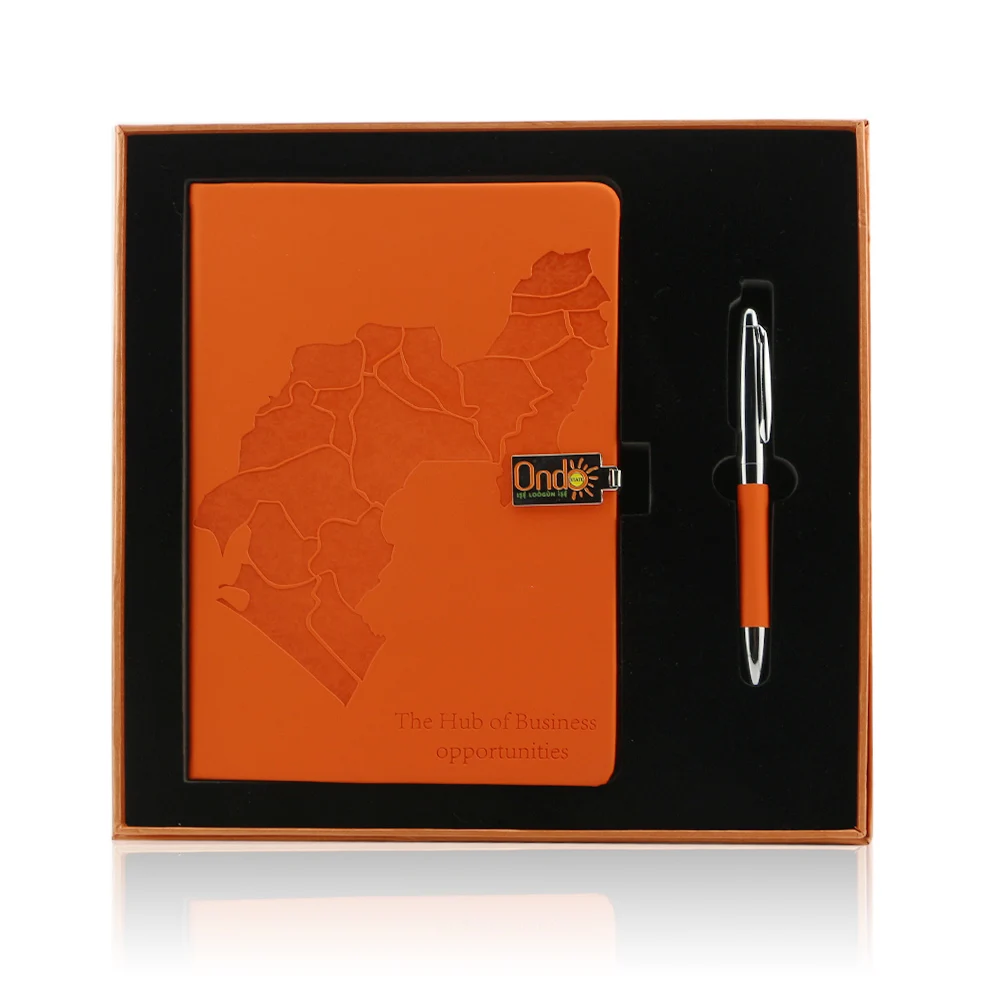 A5 Business Gift sets custom notebook luggage tag planner journal corporate gift set notebook stationery gift set to personalize