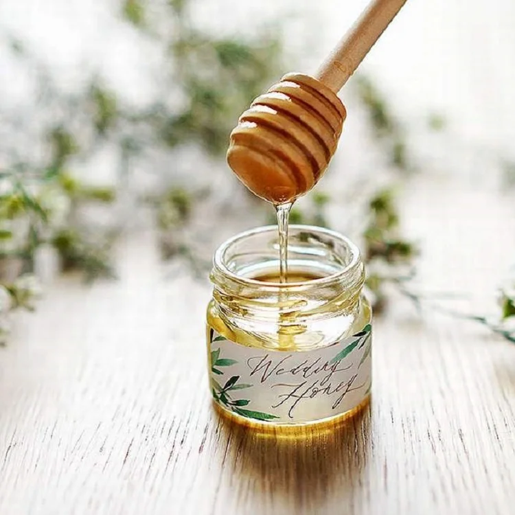 25ML  50ML 75ML 100ML mini small Round Glass Bottle Honey Glass Jar With Tin Plate Lid