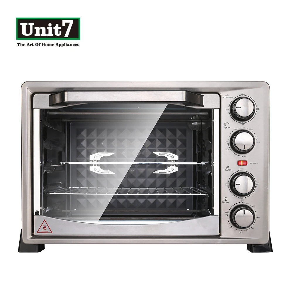 Многофункциональная электрическая конвекционная печь Unit7 36 л, Печь Для Выпечки Пиццы и тортов с частями духовки