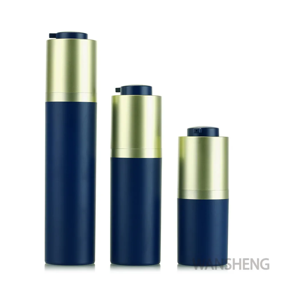 Elegant plastic jars and bottles set empty cosmetic serum bottle  series