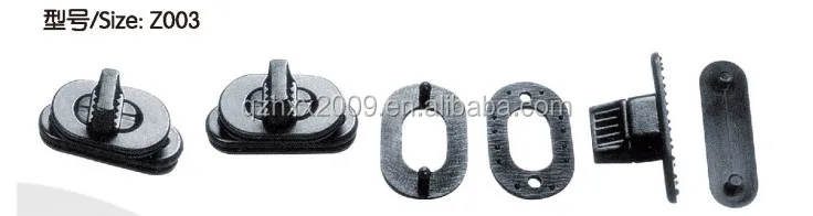 High quality quick release twist turn Button lock fasteners for bag accessories