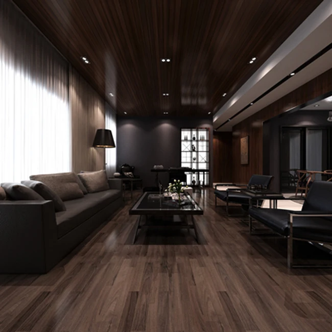 Low prices DIY wood interlocking PVC vinyl flooring tiles philippines bangladesh