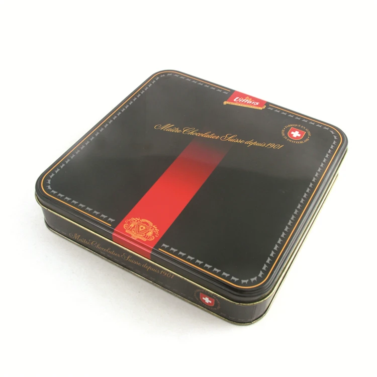 
Wholesale Exquisite Delicate tin candy storage box cookie tin can manufacture 