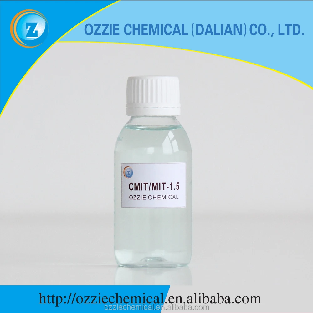 CMIT/MIT1.5 % 5-Cholo-2-Methyl-4-Isothiazolin-3-One Cas 26172-55-4/2682-20-4