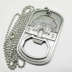 Custom  blank dog tag with Rare Oakley Bottle Opener Pendant