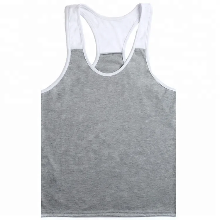 wholesale custom dry fit sleeveless training workout fitness vest gym man tank top