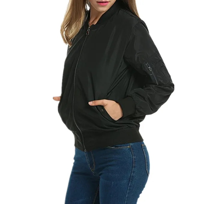 
American Clothing Factory Nylon Windproof shiny ultra light Silver Down Impact Filled Winter Jacket Women 