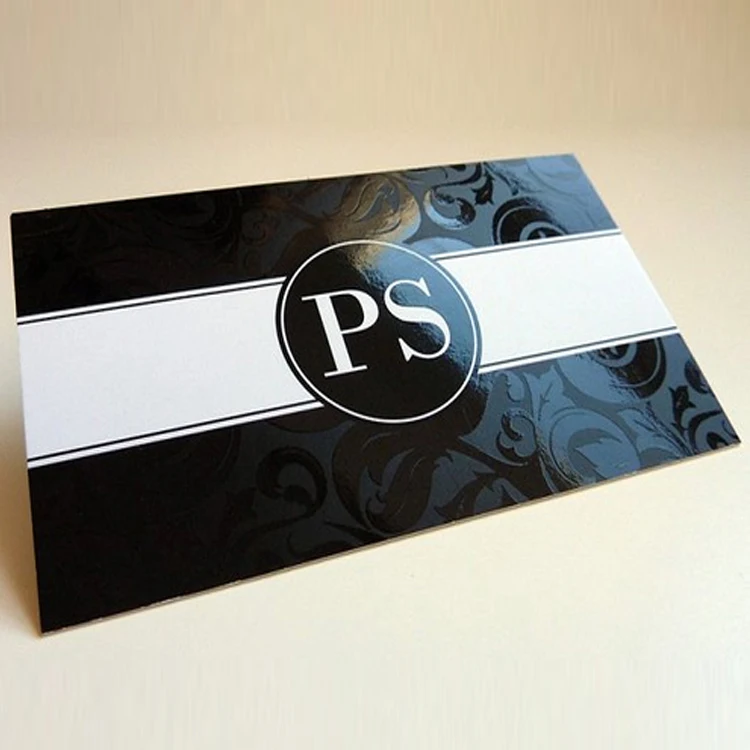
Die cutting custom design business card printing / Spot UV paper business cards 