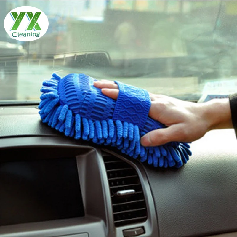 2 in 1 microfiber esponja para lavar autos car wash cleaning sponge