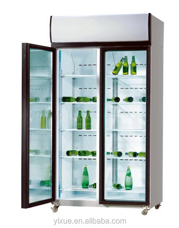 China Factory Industrial two door commercial refrigerator