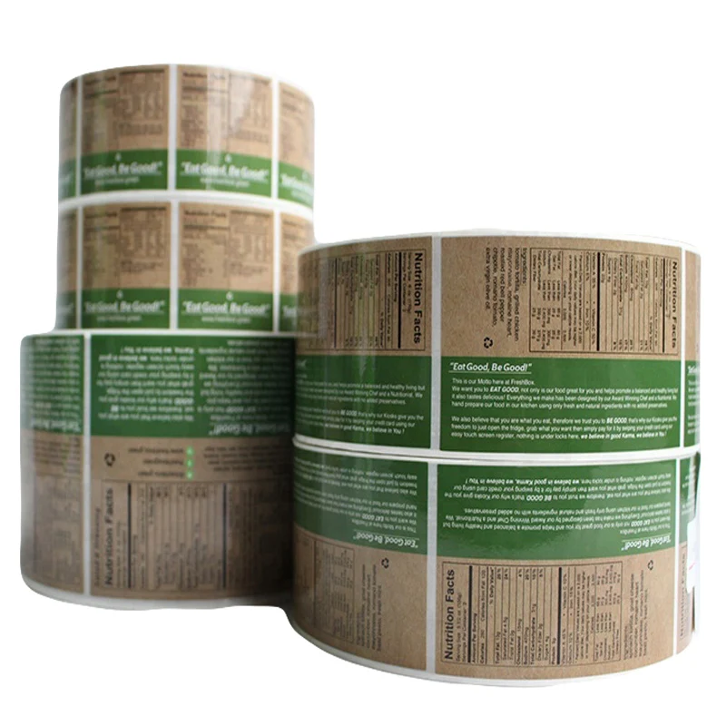  Индивидуальная самоклеящаяся бумажная рулонная наклейка легко снимается печать этикеток