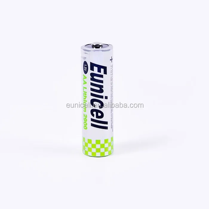 Over 10 Years Shelf Life Shenzhen EUNICELL Non Rechargeable FR6 L91 AA Lithium Battery 1.5v for Electric Device