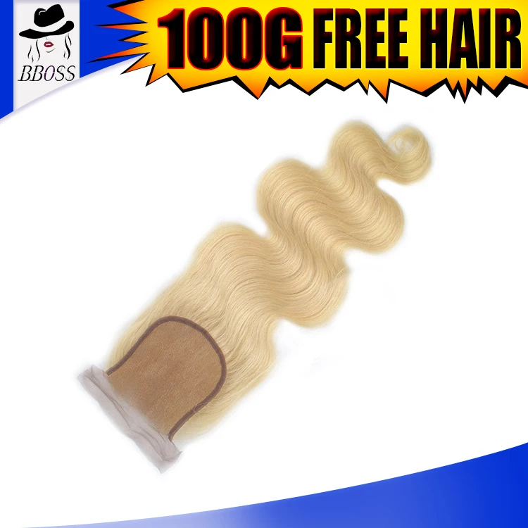 
Hgh quality 613 hair closure,free sample ombre 613 bundles with closure,remy virgin mongolian blonde human hair with closure 
