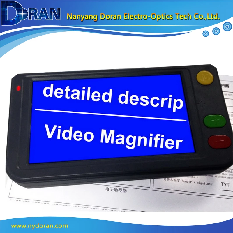 UM005A Portable 5 Inch Electronic Magnifier for Low Vision Reading Aids