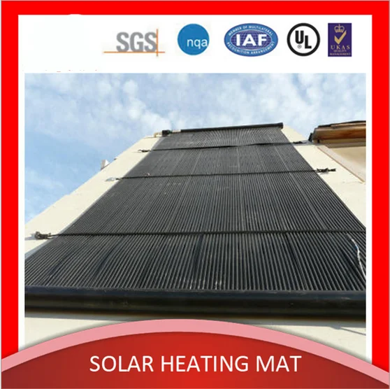 Swimming pool flexible rubber solar heating mat Swimming pool collectors