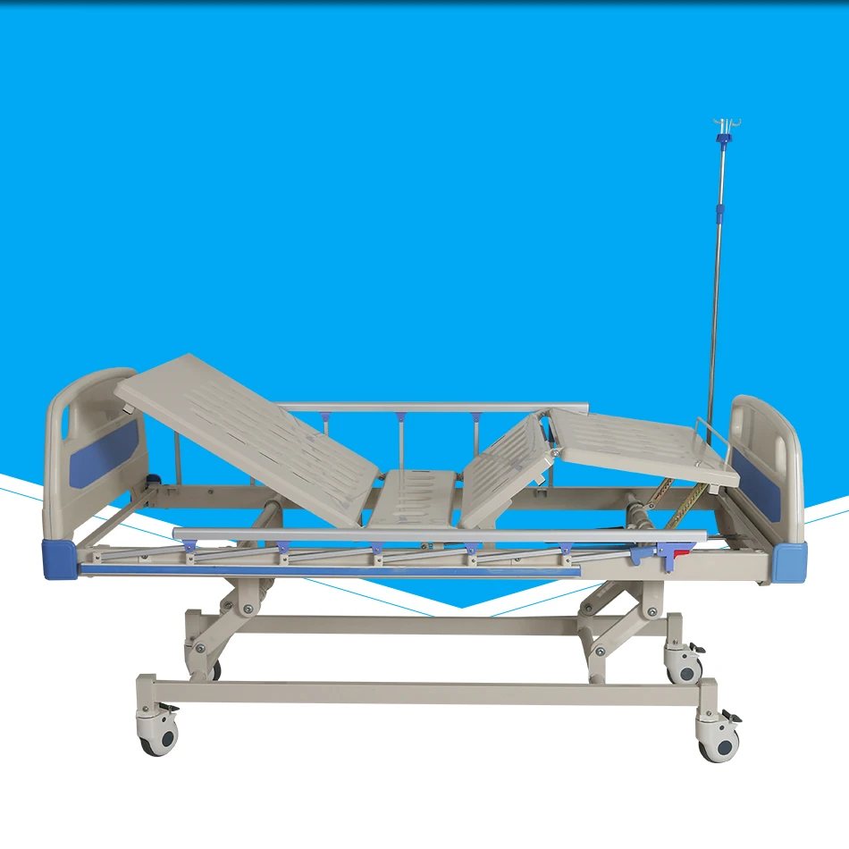 
SFD-B3101A Hospital Furniture 3 Cranks Medical Bed on Casters 