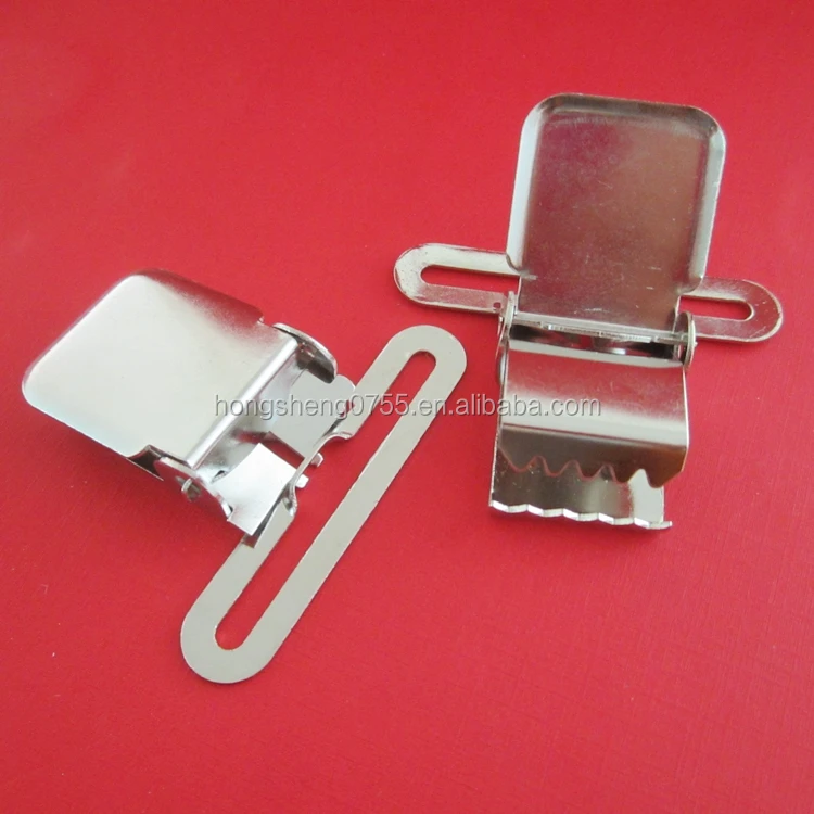 Большой металлический сверхпрочный зажим для соски-пустышки 2 дюйма для комбинезонов