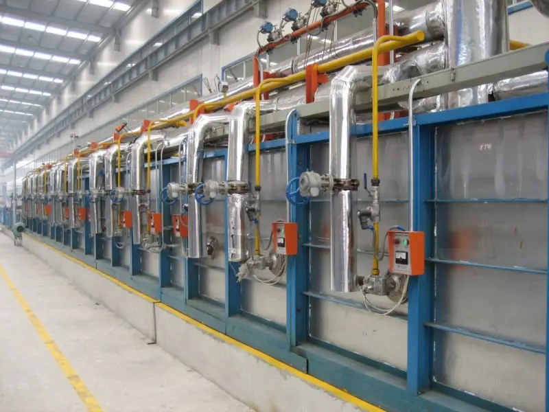 
Hot dip steel wire galvanizing production line with furnace 