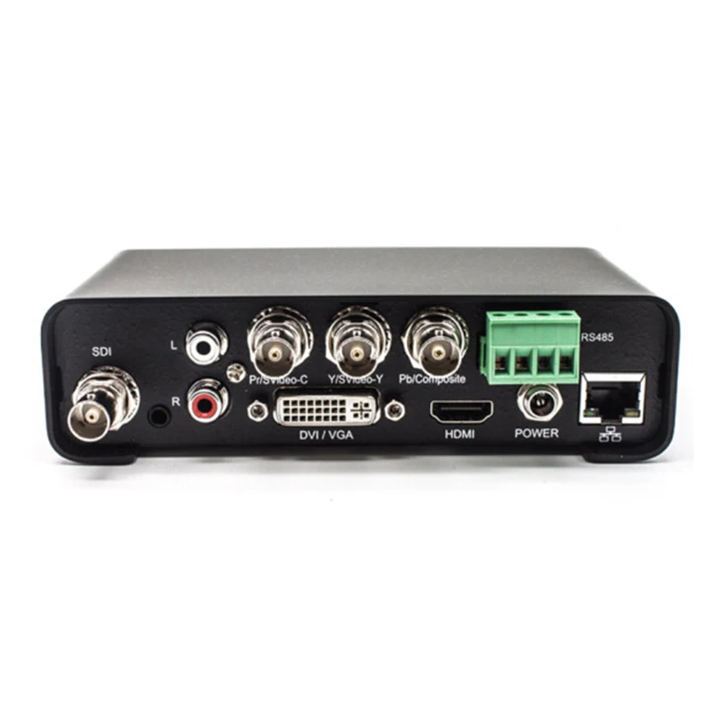 Webcasting independent audio input USB storage iptv streaming encoder