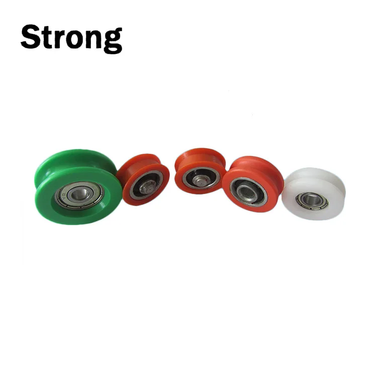 OEM nylon pulley wheels with bearings plastic roller for aluminum sliding door