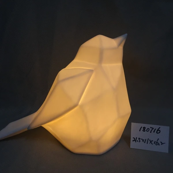 
Ceramic Bird Shape Night Light Bedside Night Lamp Decor Light 