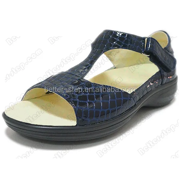 Комфортные женские ортопедические сандалии для ног, со съемными ортопедическими стельками, китайская фабрика Медицинской Обуви