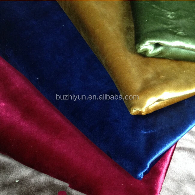 100% polyester double side velboa minky fabric