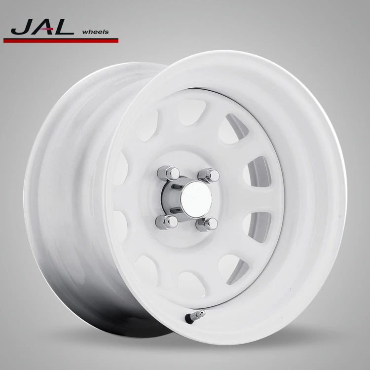 factory top quality 16x8 15x8 inch White Chrome daytona steel wheels low price