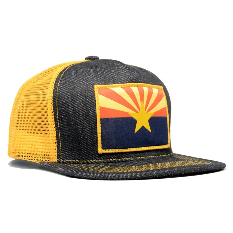
American flag hat full mesh cap trucker hat 