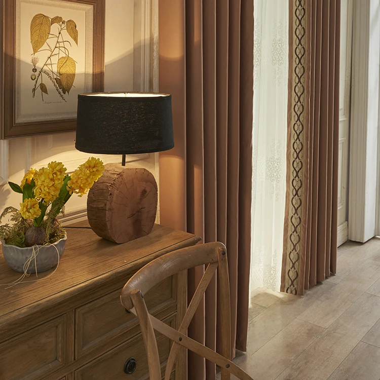 JBL High Quality Upholstery Polyester Woven Jacquard Velvet Trim For Curtain