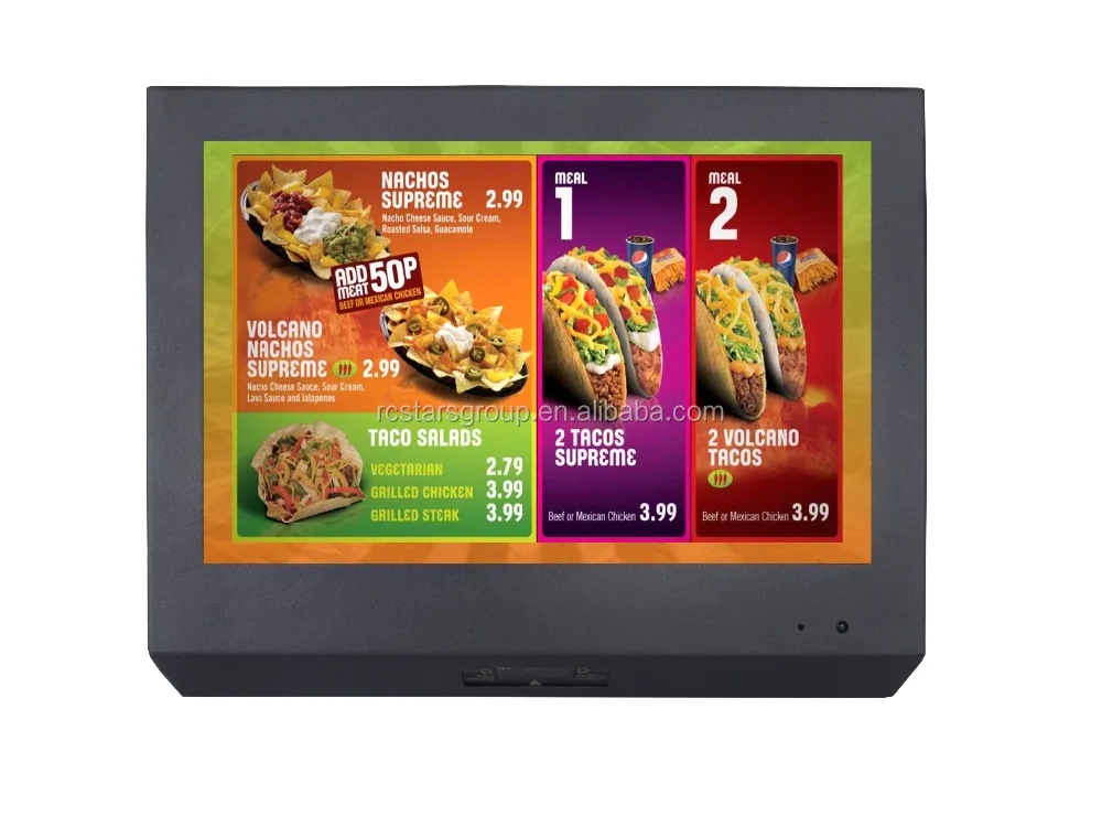 10.4 inch standalone LCD advertising player with usb/sd/cf (RCS-104C)