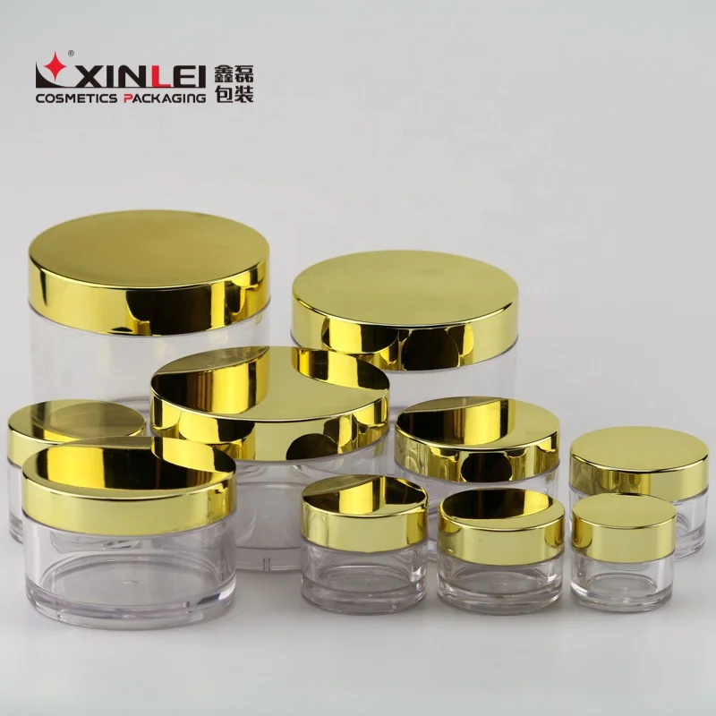 Банка с золотой крышкой 12 унций, 350 г, пластиковая Косметическая банка для крема PETG для ухода за волосами, а также контейнер для масла для тела