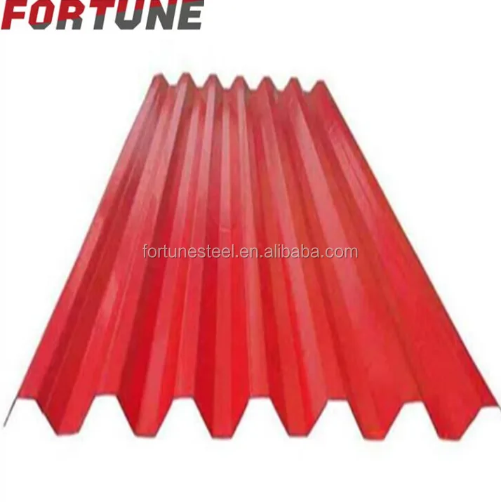Оцинкованные кровельные листы 22 калибра с гофрированным цветным покрытием/Оловянная крыша из железной стали