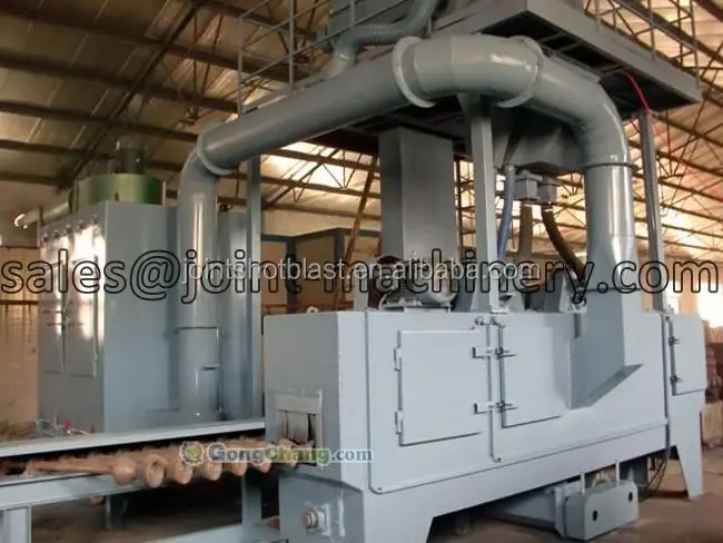 Ведущий качества газовый баллон дробеструйные машины/металлический крюк через дробеструйные машины