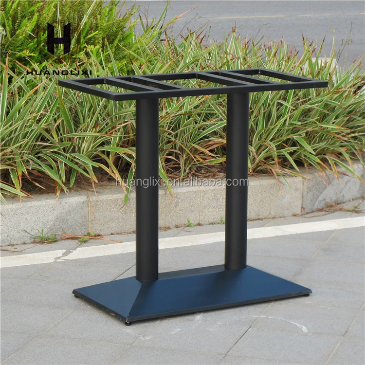 Economical Custom Design Cast Iron Bar Buffet Table Legs Black Table Base Furniture for Dining Outdoor School Hotel Modern Style