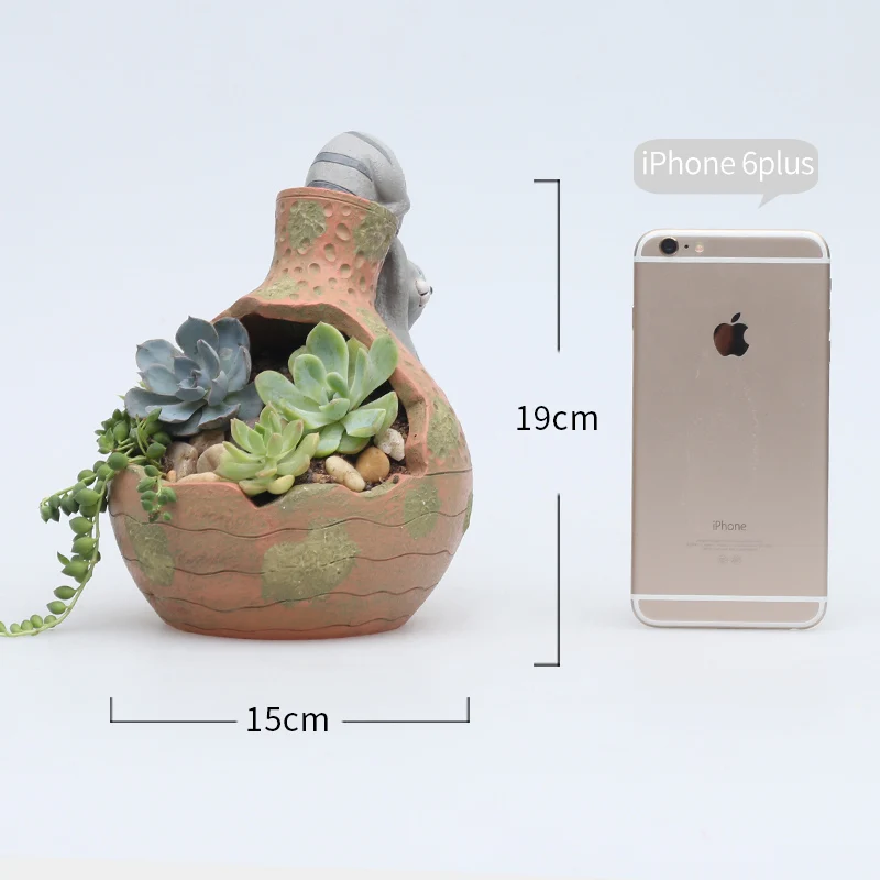 Roogo resin decorative flower planters for sale