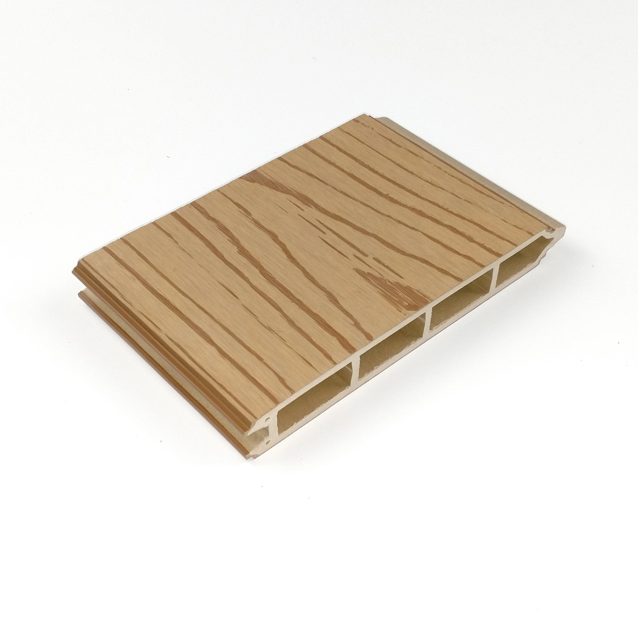 Outdoor UV Resistance  Waterproof Double Side PVC WPC Wall Cladding