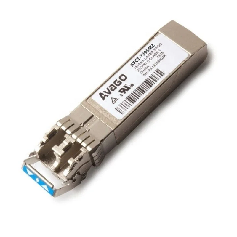 
 AVAGO AFCT-739SMZ, 10 GBd SMF SFP + оптический трансивер для 10GBASE-LR Ethernet , 1310 нм, 10 км, LC коннектор  AVAGO AFCT-739SMZ, 10 GBd сменный модуль одномодового световода + оптический приемопередатчик для 10GBASE-LR Ethernet, 1310 нм, 10 км, разъе