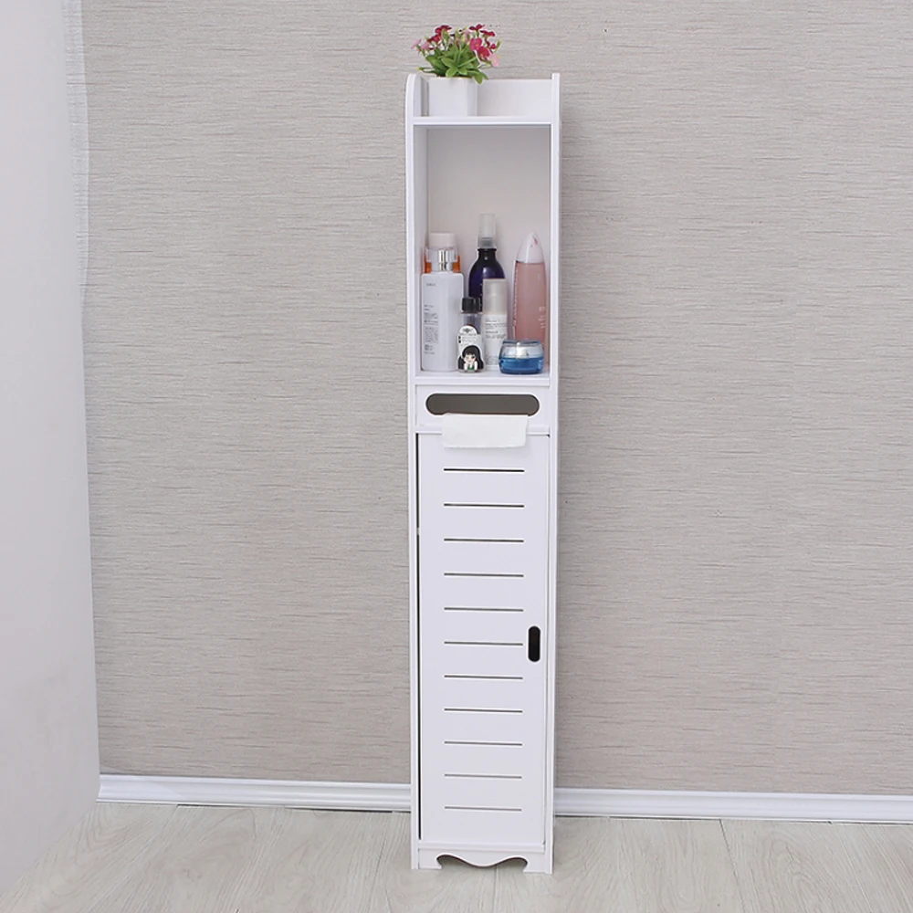 
E0913 Modern toilet shelf storage shower room set home furniture bathroom vanity furniture cabinet mini tissue box wooden rack 