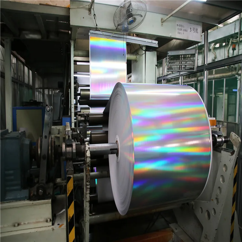 
Transfer Holographic metallized paper 