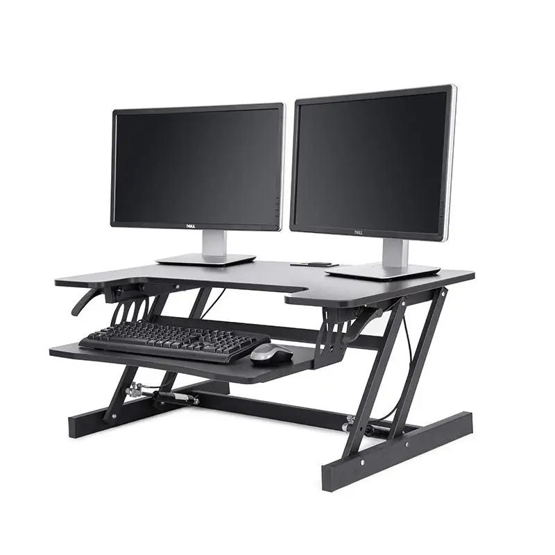 Height Adjustable Standing Desk Monitor Riser Tabletop Sit to Stand Workstation