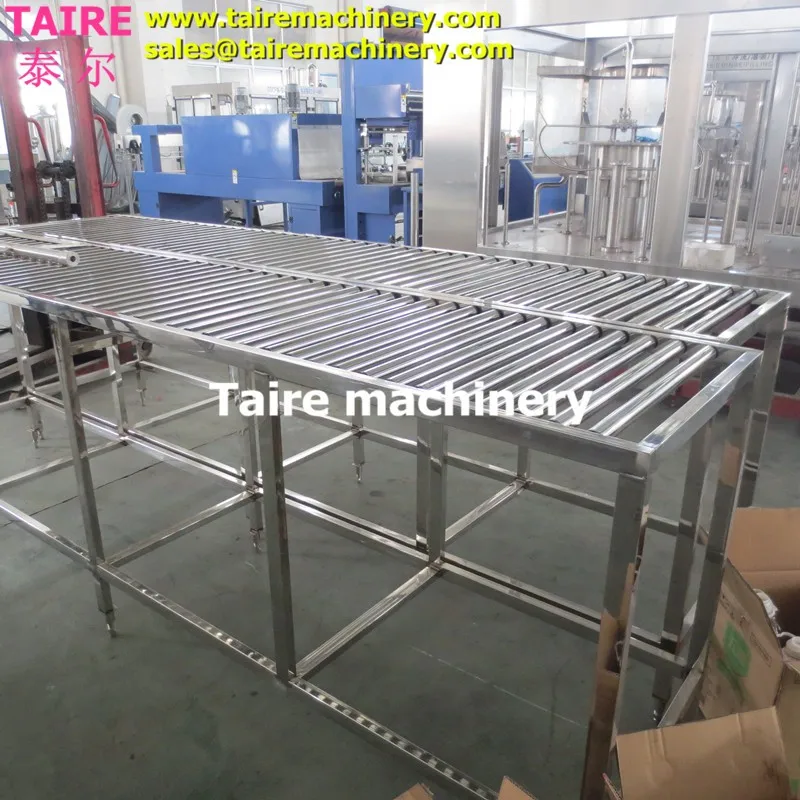 Heavy duty electric Single chain power Roller Conveyor&Conveying Equipment-taire